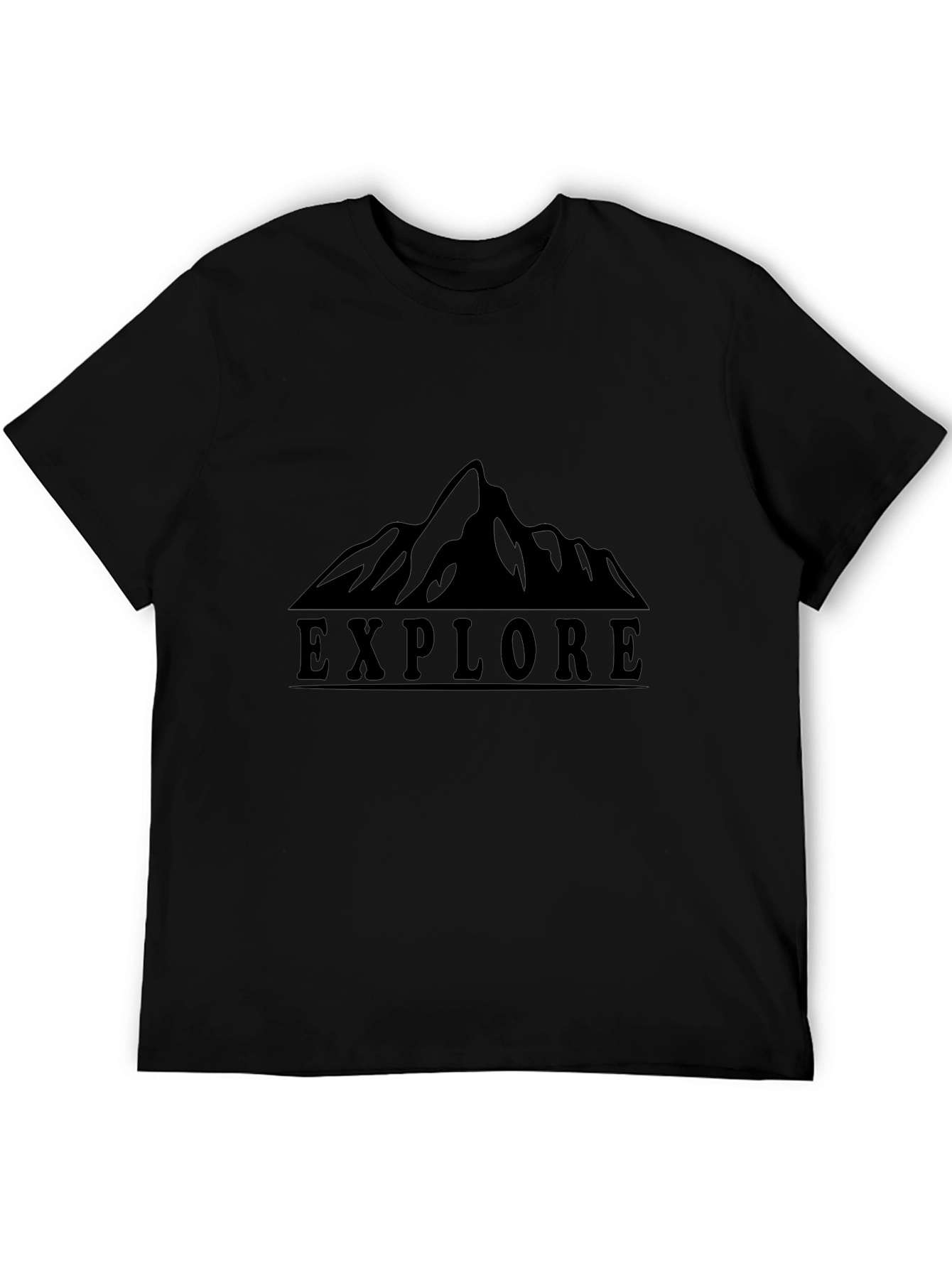Explore Mountain Graphic Tee - Adventure Awaits!