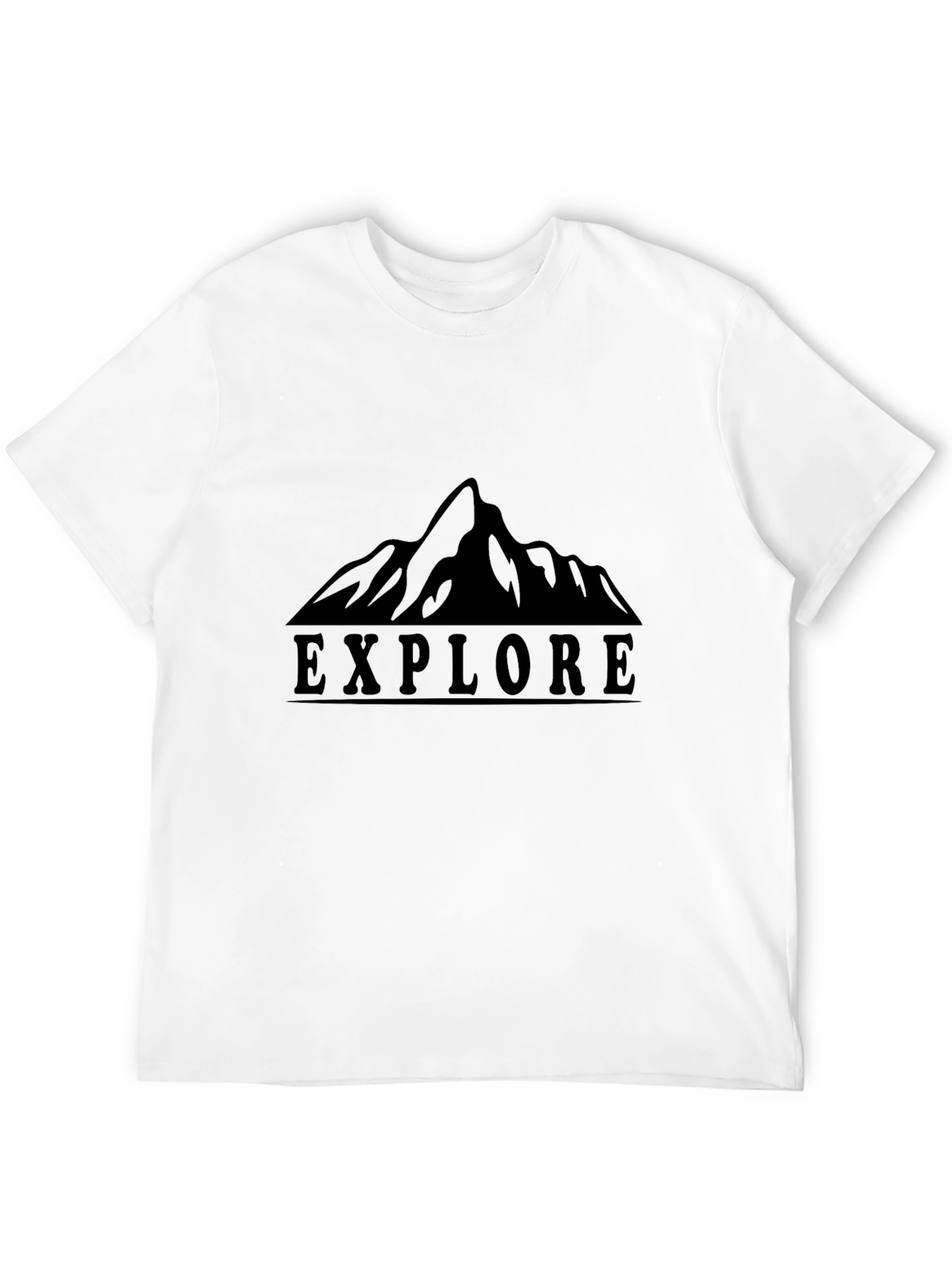 Explore Mountain Graphic Tee - Adventure Awaits!