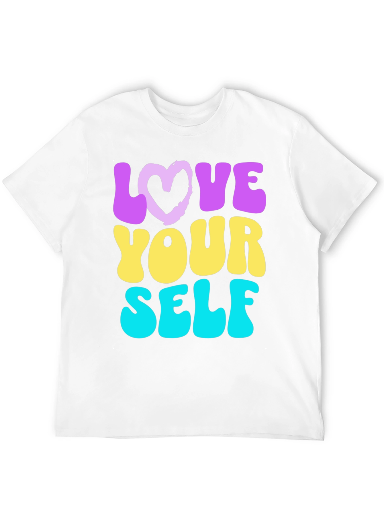 Love Yourself Graphic Tee - Trendy Retro Style