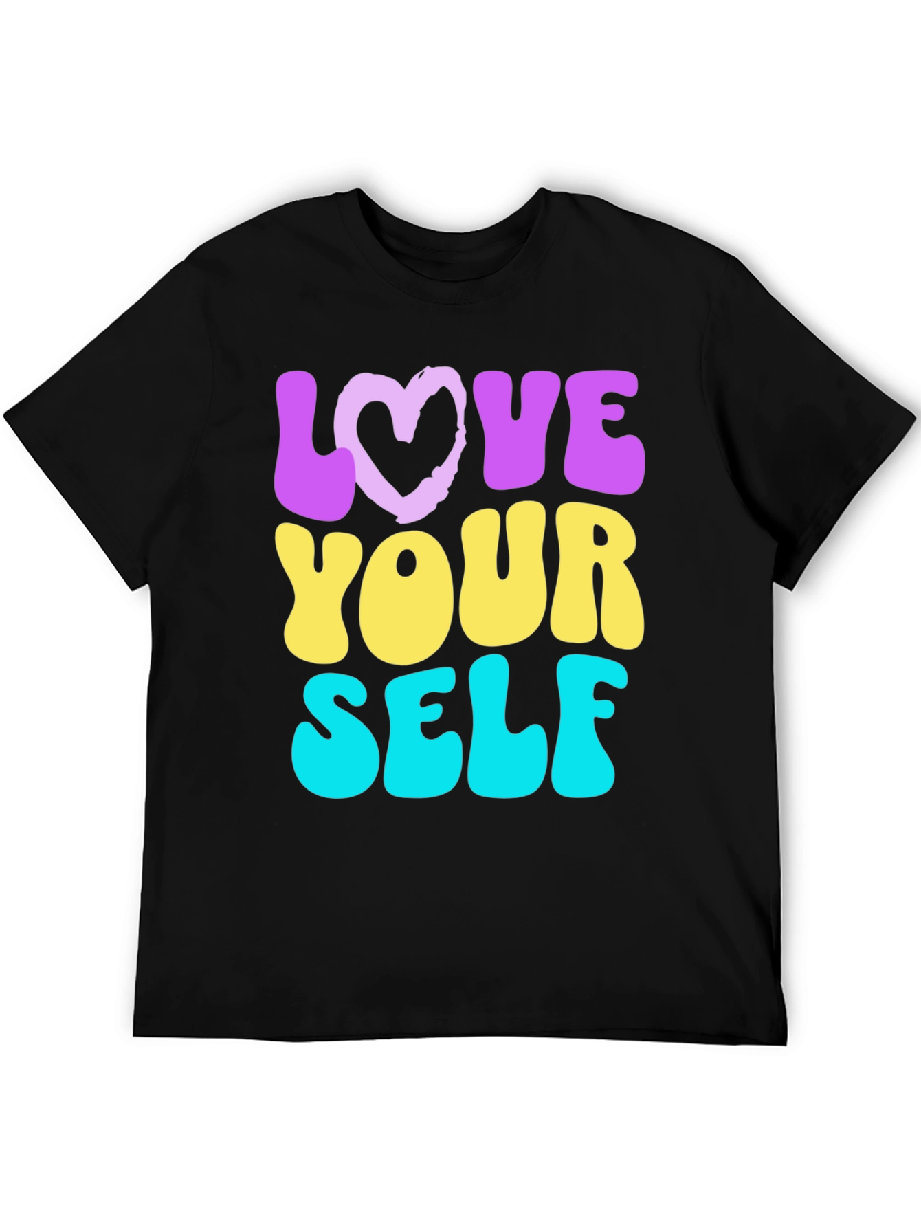 Love Yourself Graphic Tee - Trendy Retro Style