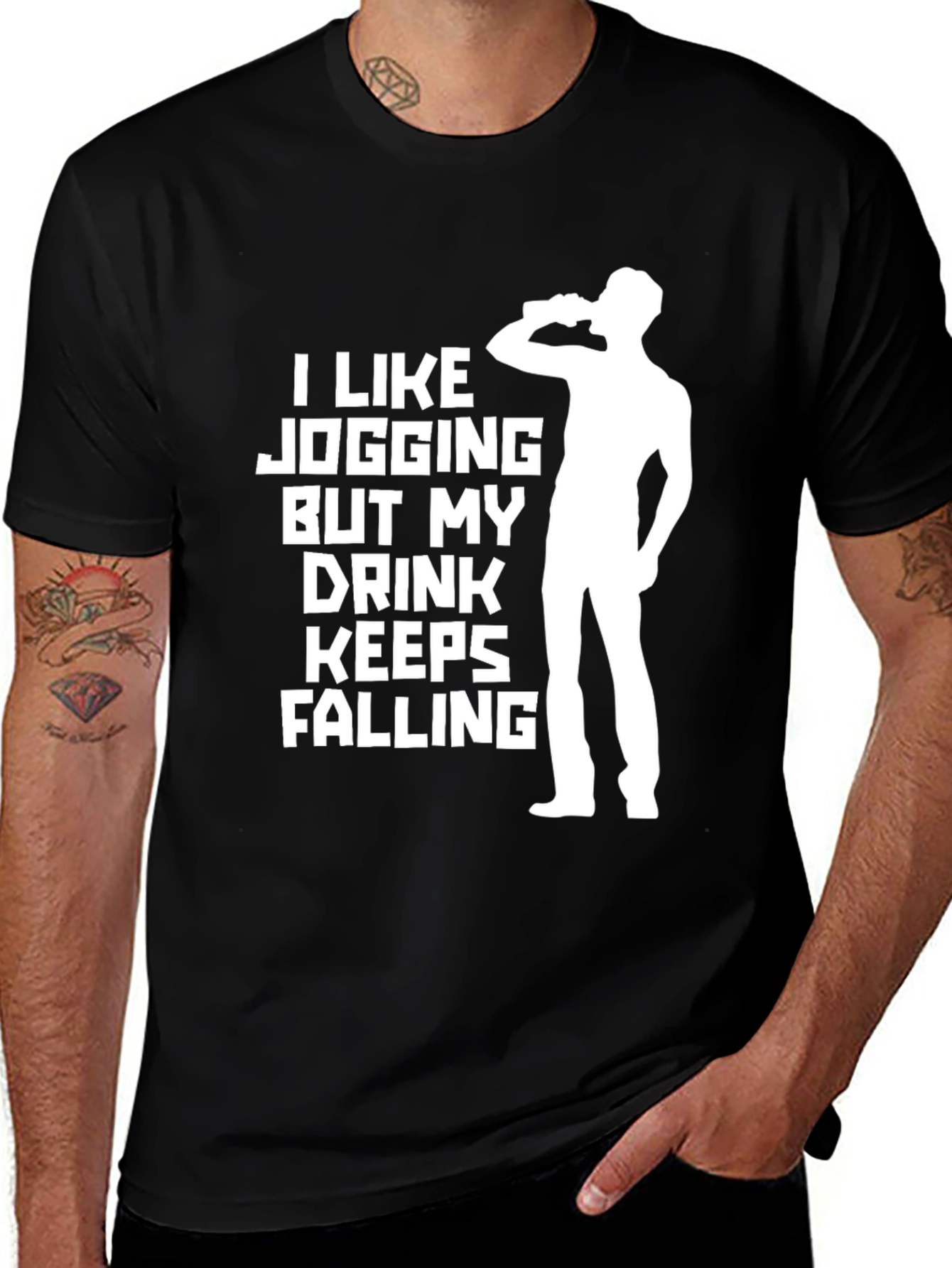 Funny Jogging Drink T-Shirt