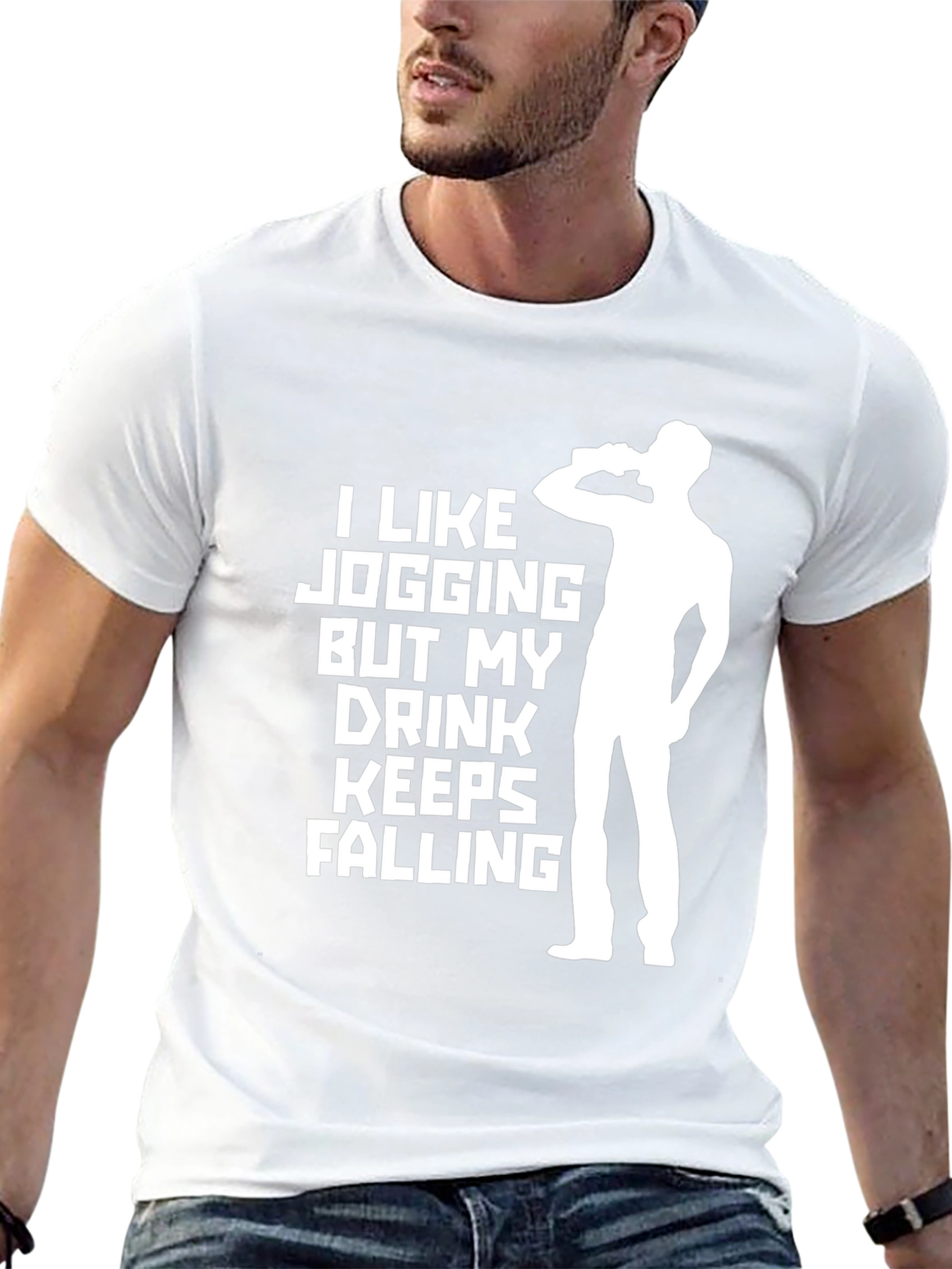 Funny Jogging Drink T-Shirt