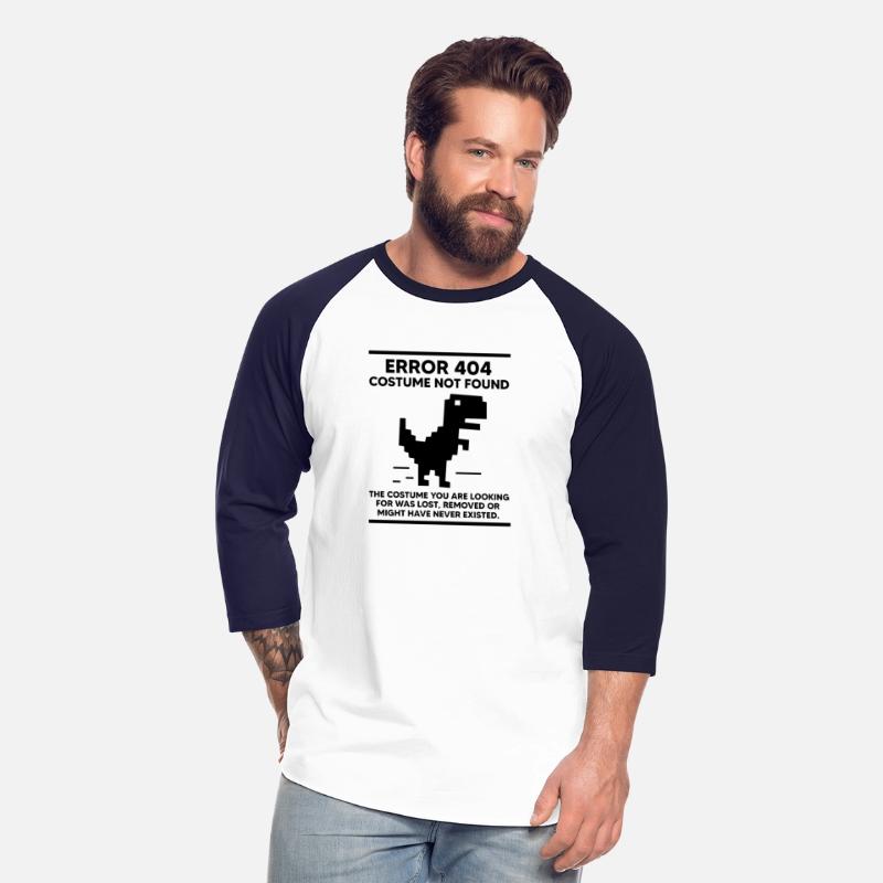 Halloween Error 404 Costume Not Found Coding Shirt