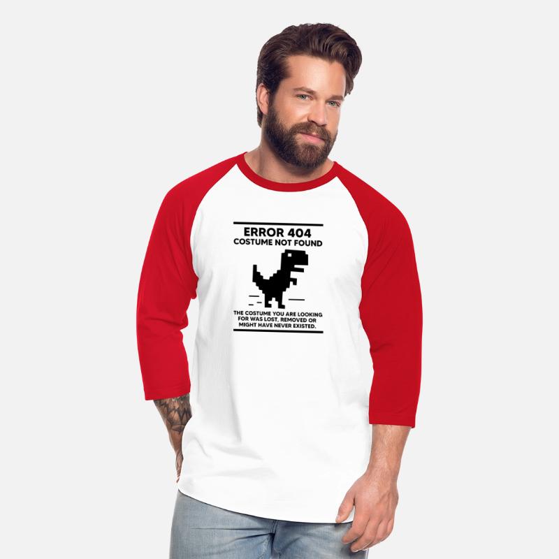 Halloween Error 404 Costume Not Found Coding Shirt