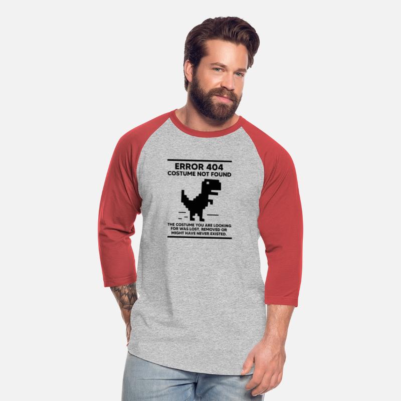 Halloween Error 404 Costume Not Found Coding Shirt