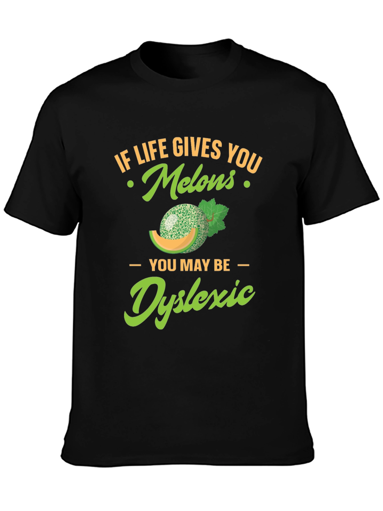 Dyslexic Melons T-Shirt Funny Fruit Tee