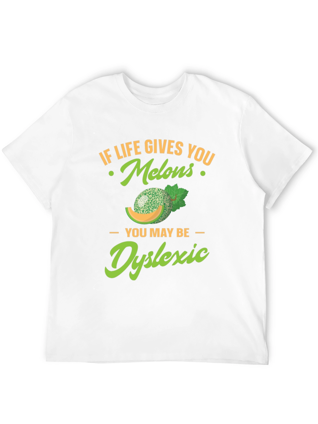 Dyslexic Melons T-Shirt Funny Fruit Tee