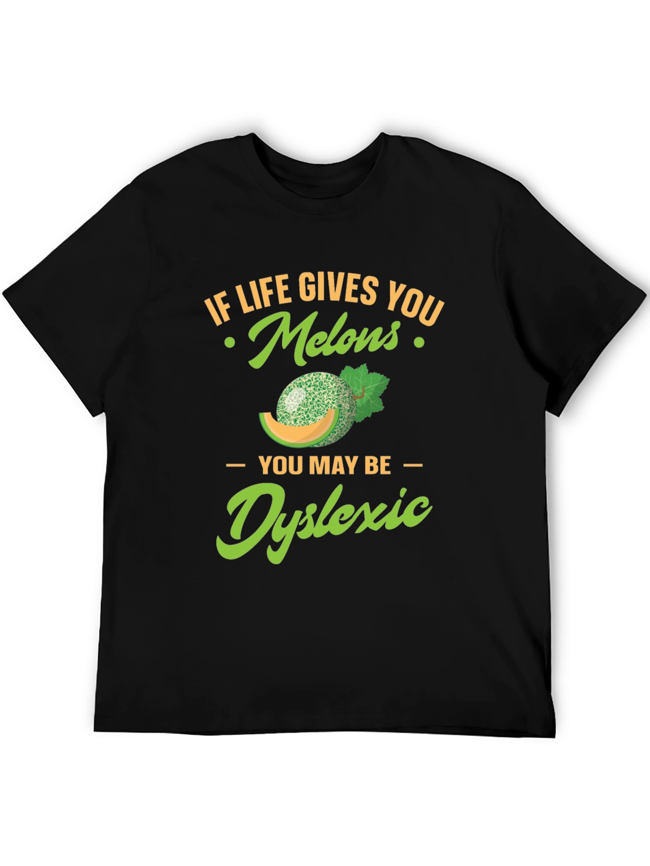Dyslexic Melons T-Shirt Funny Fruit Tee