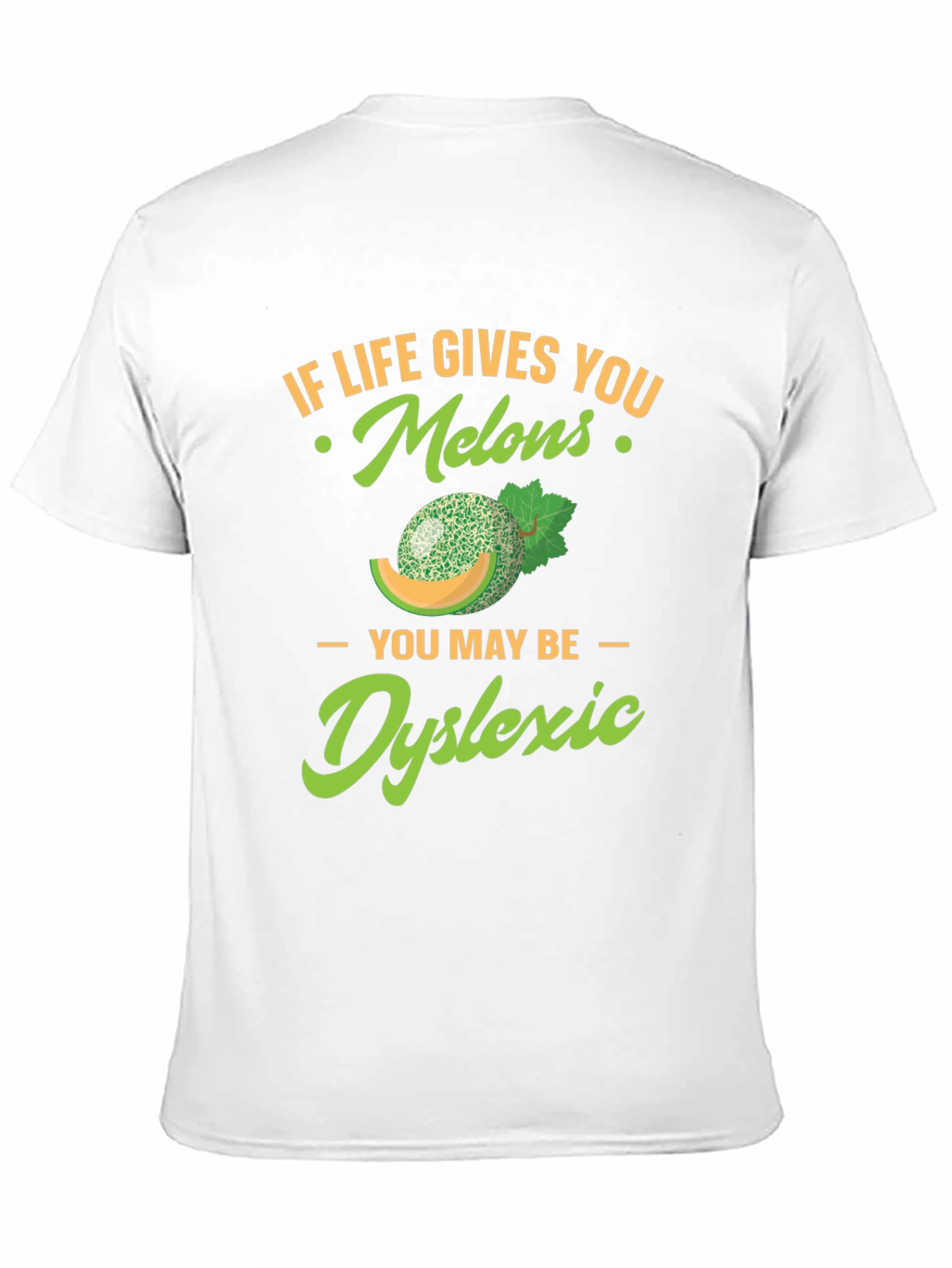 Dyslexic Melons T-Shirt Funny Fruit Tee