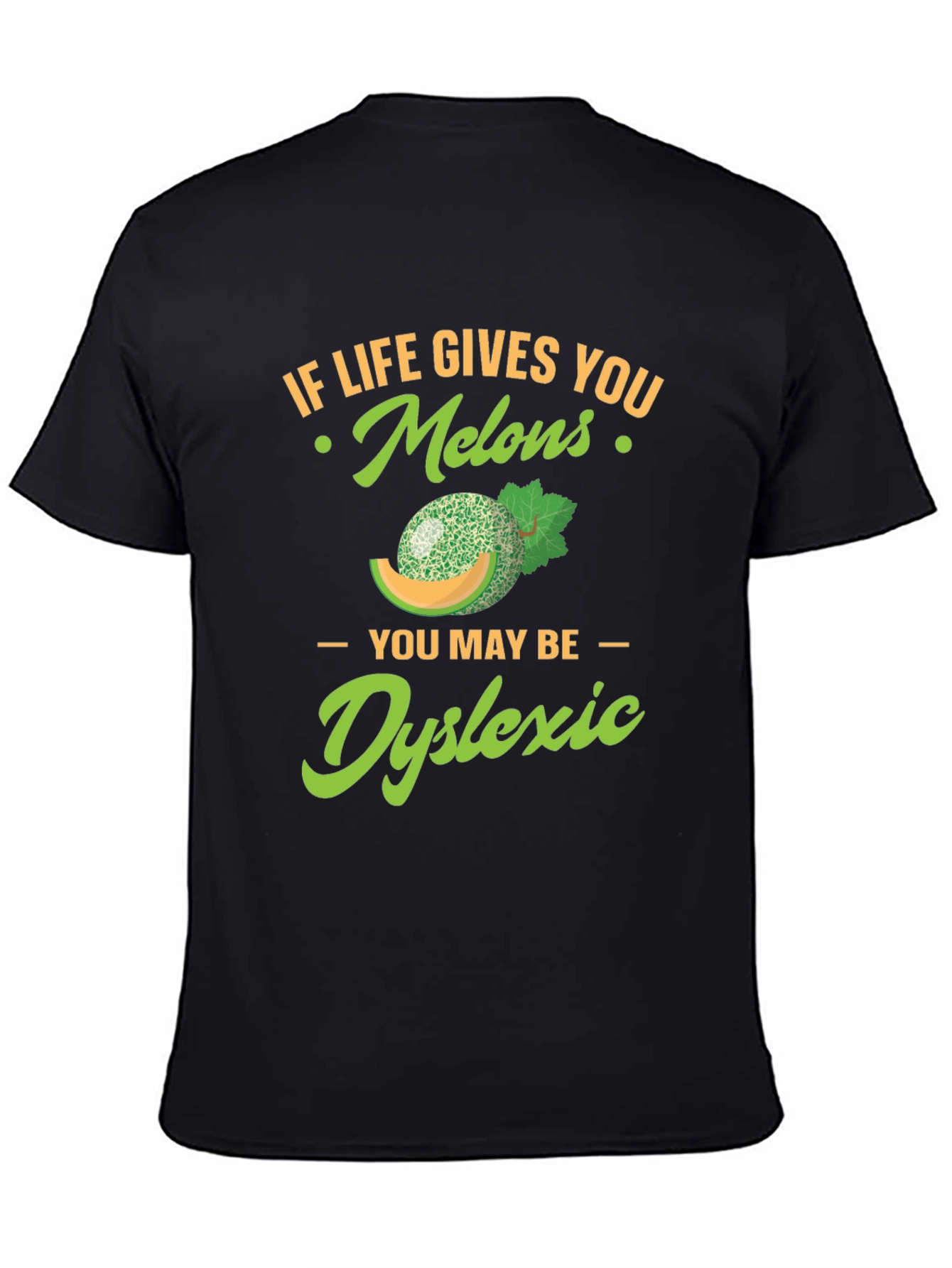 Dyslexic Melons T-Shirt Funny Fruit Tee