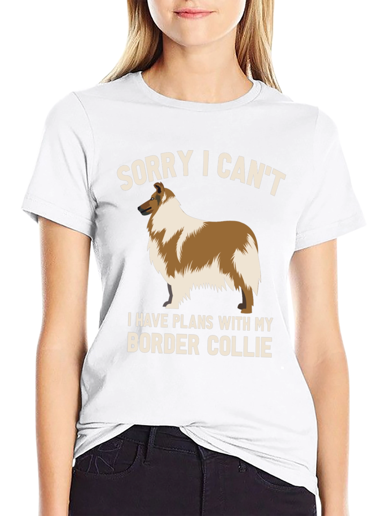 Sorry I Cant Border Collie T-Shirt