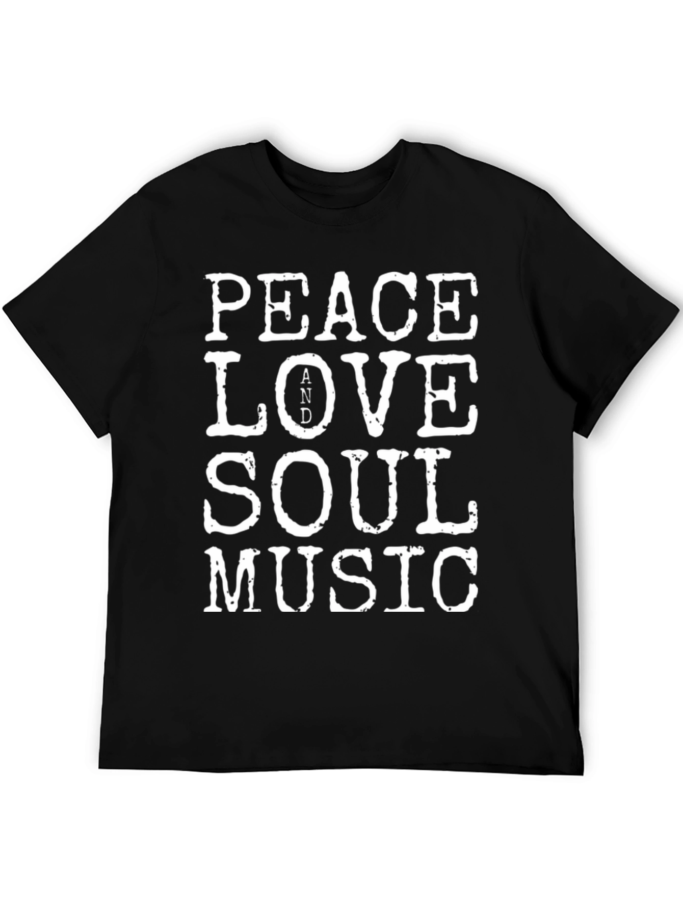 Peace Love Soul Music Graphic T-Shirt