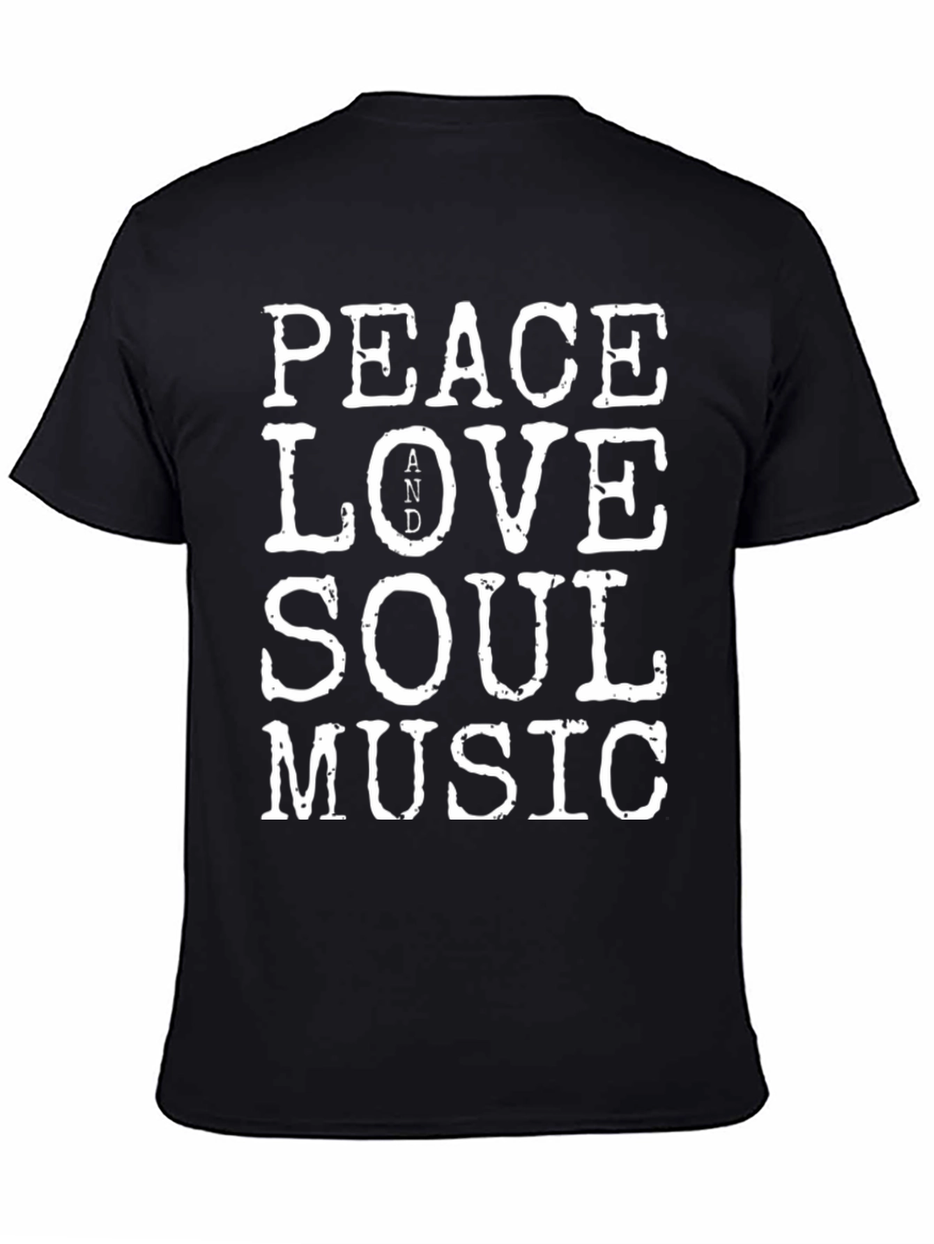 Peace Love Soul Music Graphic T-Shirt