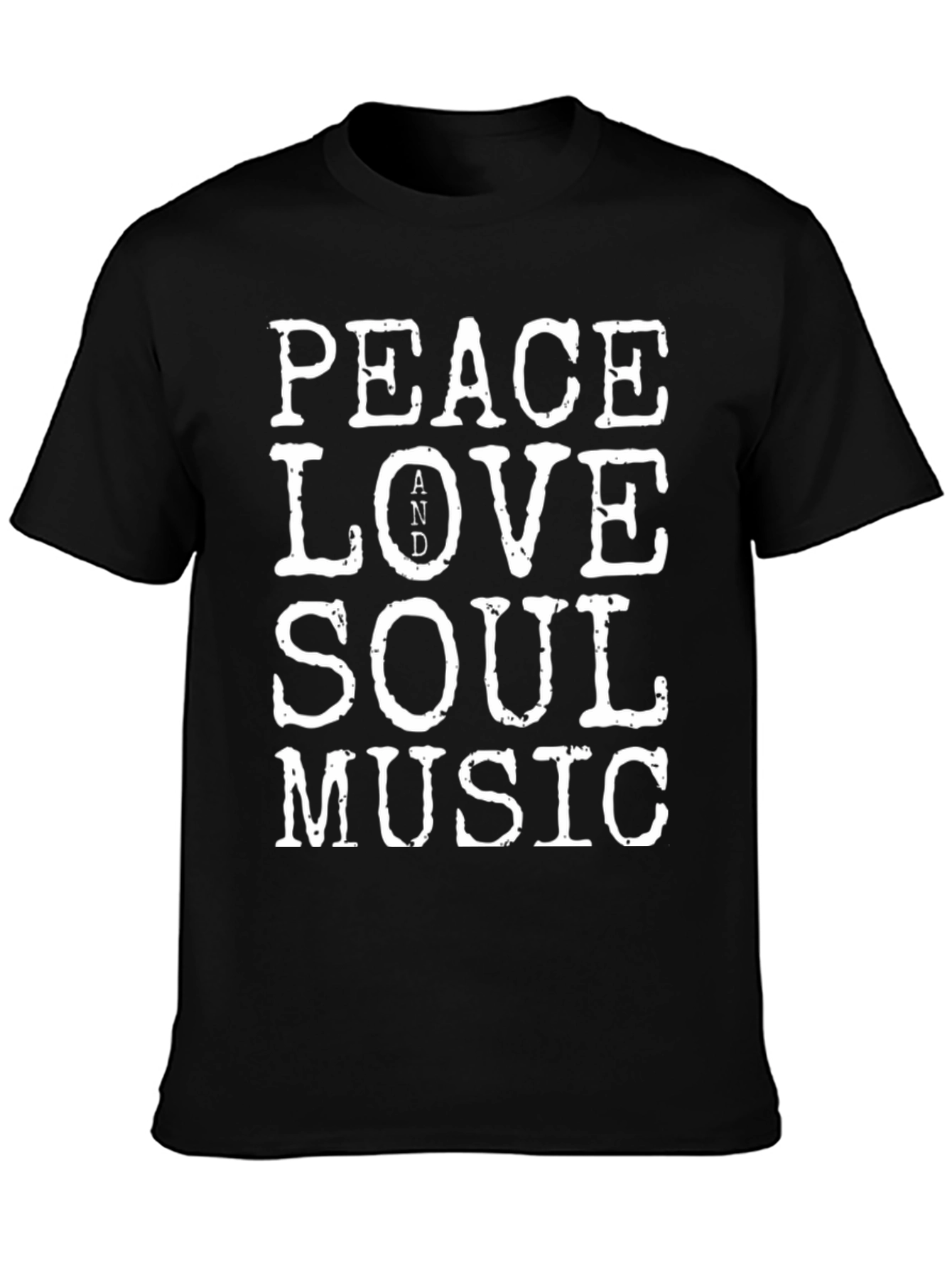 Peace Love Soul Music Graphic T-Shirt