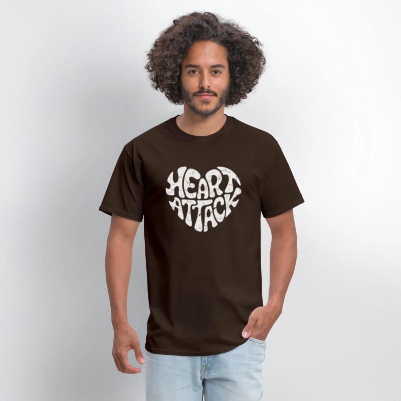 Heart Attack - Groovy Typography Heart