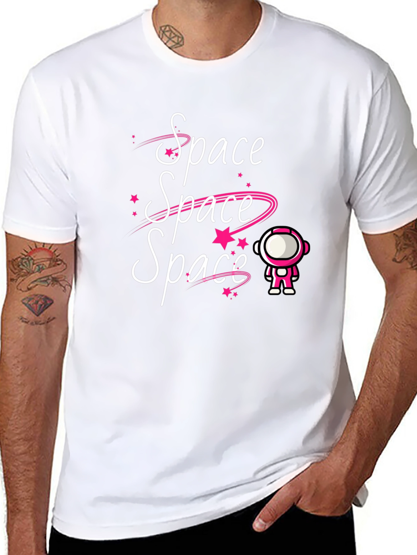 Space T-Shirt - Fun Astronaut Design