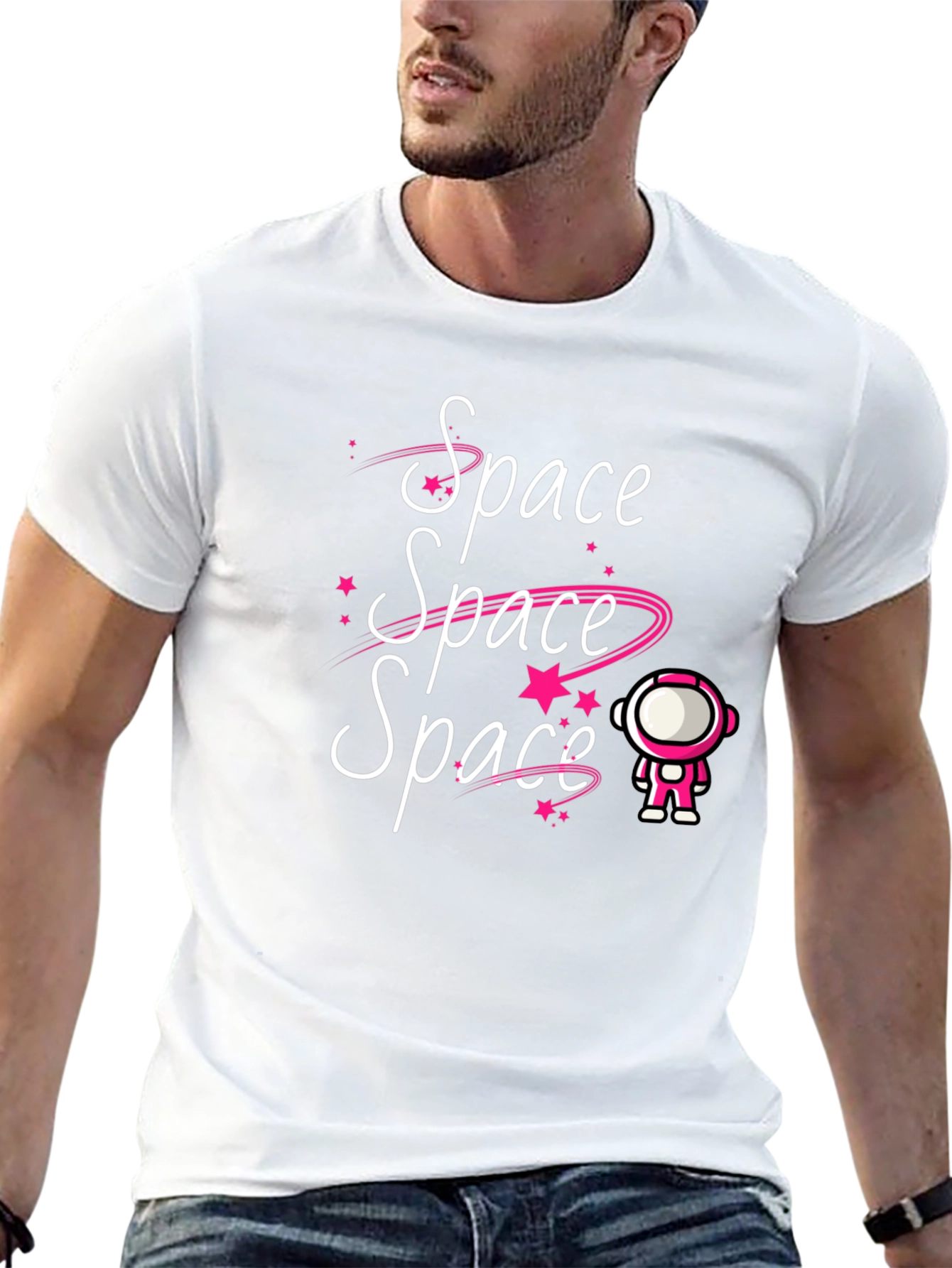 Space T-Shirt - Fun Astronaut Design
