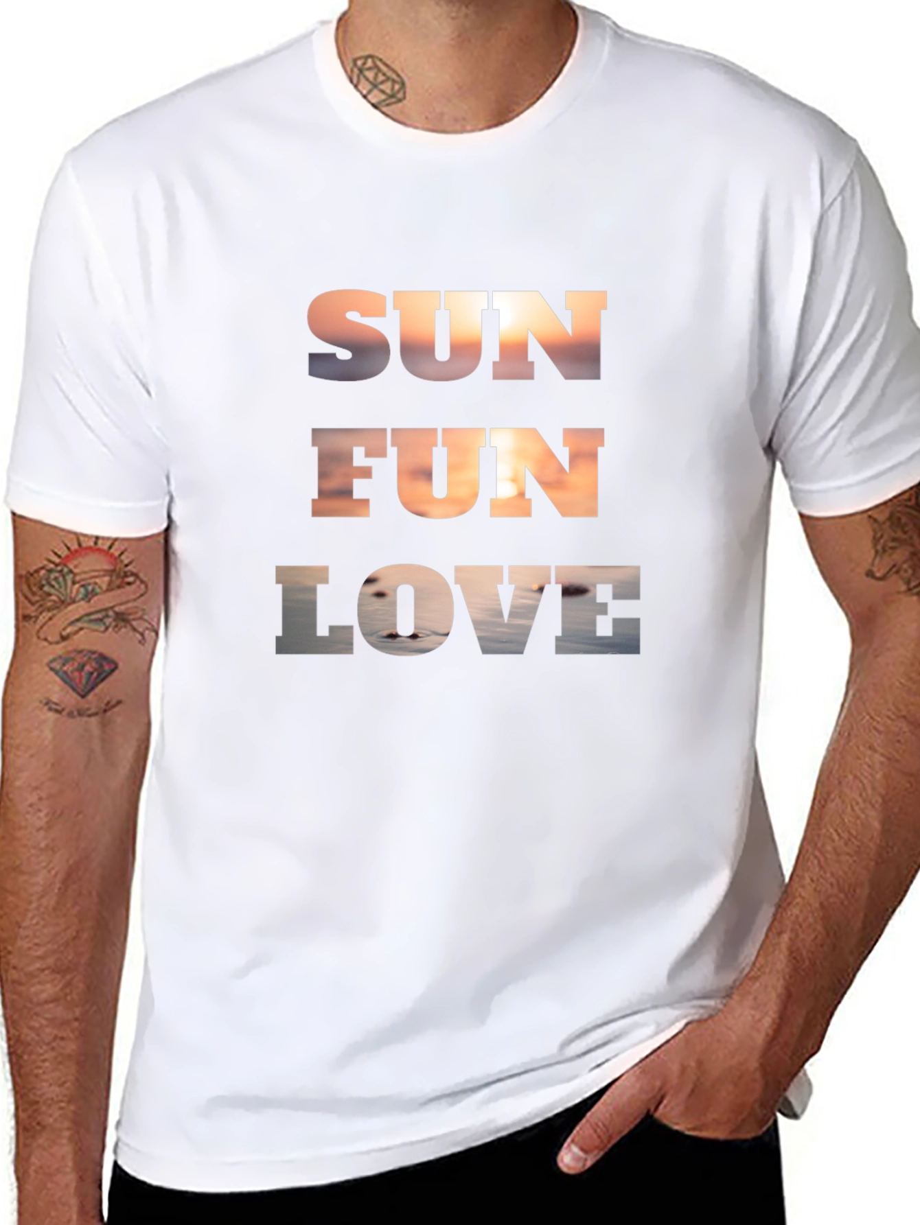 Sun Fun Love Graphic T-Shirt