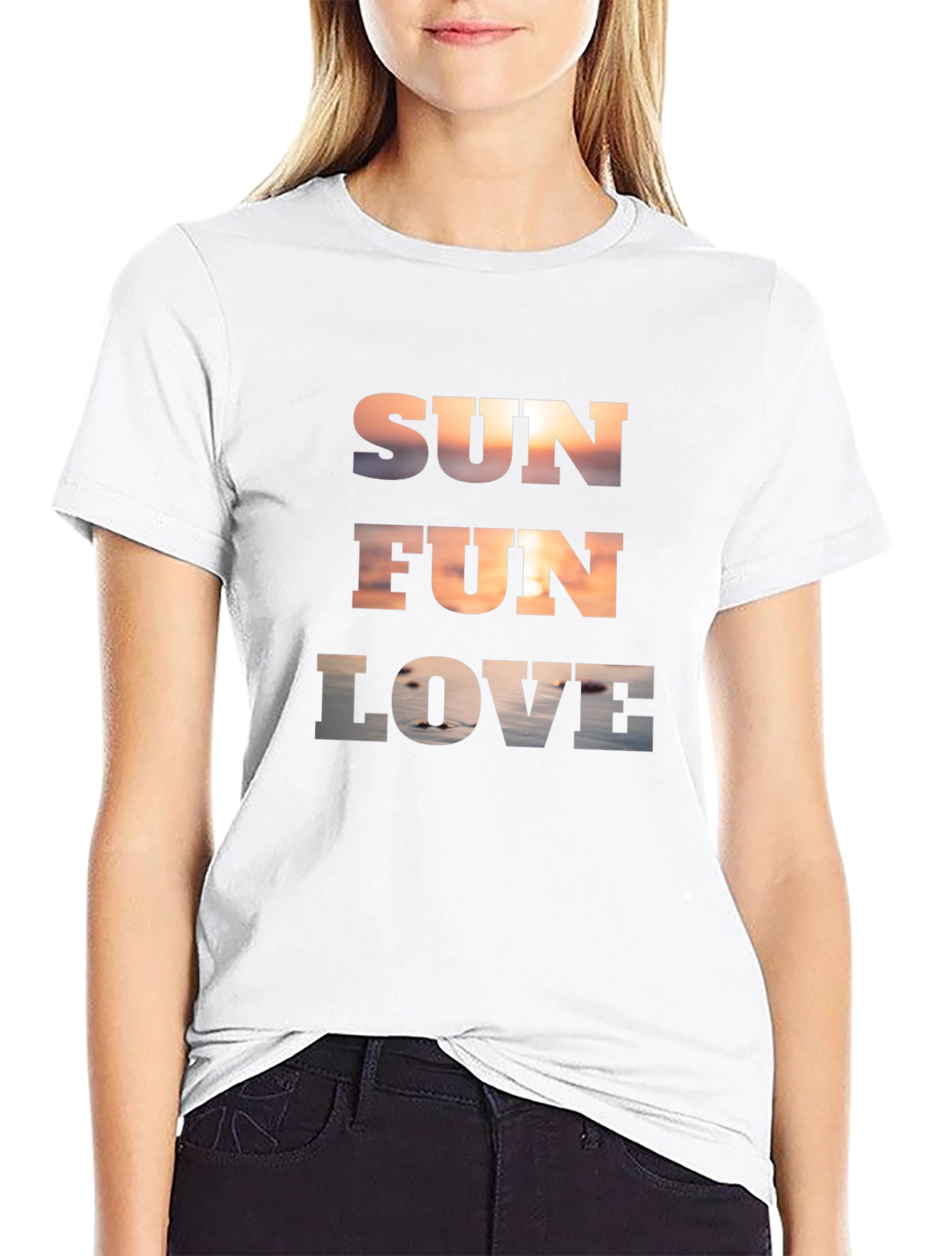 Sun Fun Love Graphic T-Shirt