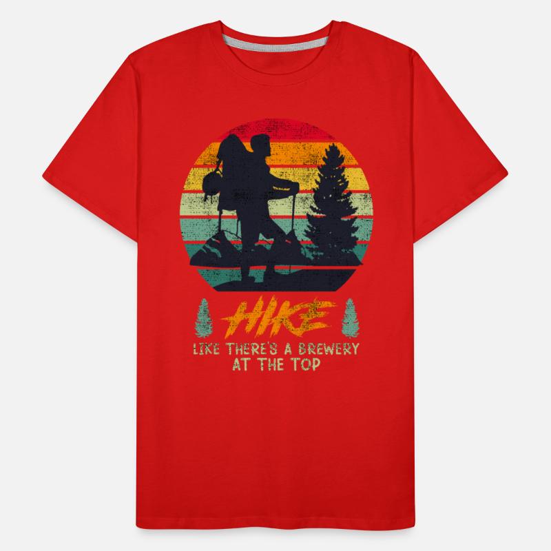 Hiking funny Beer fan Climber Mountain love