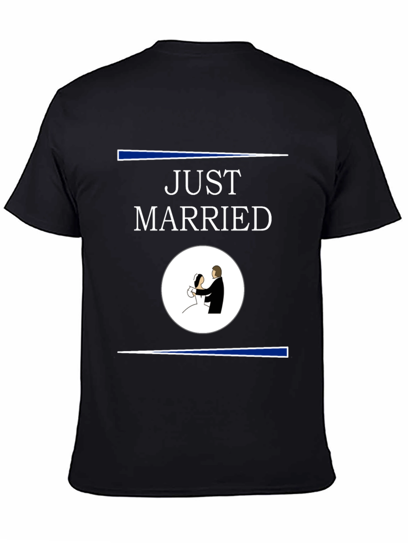 Just Married Graphic Tee - Newlywed Celebration