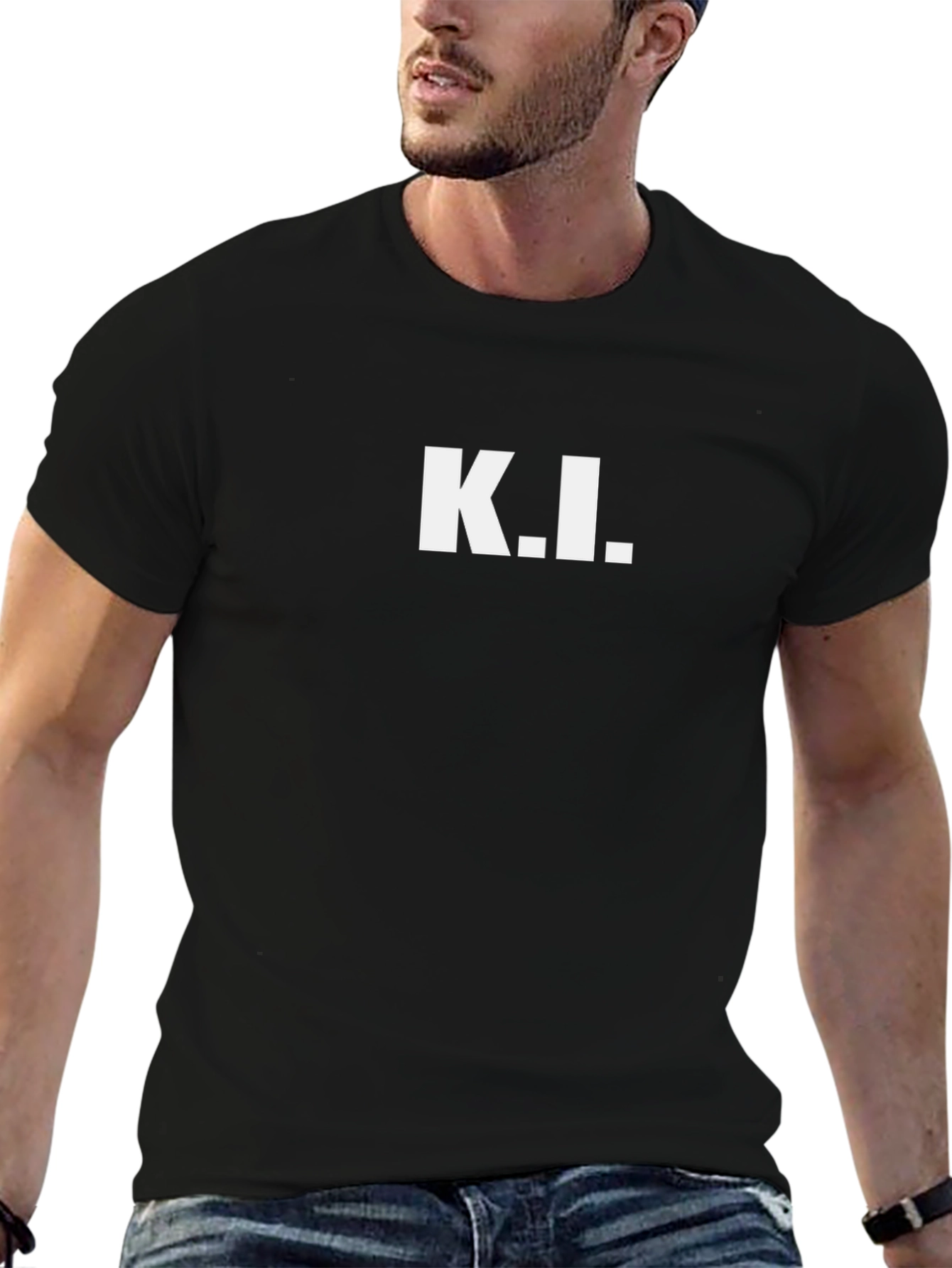 K.I. Graphic Black T-Shirt