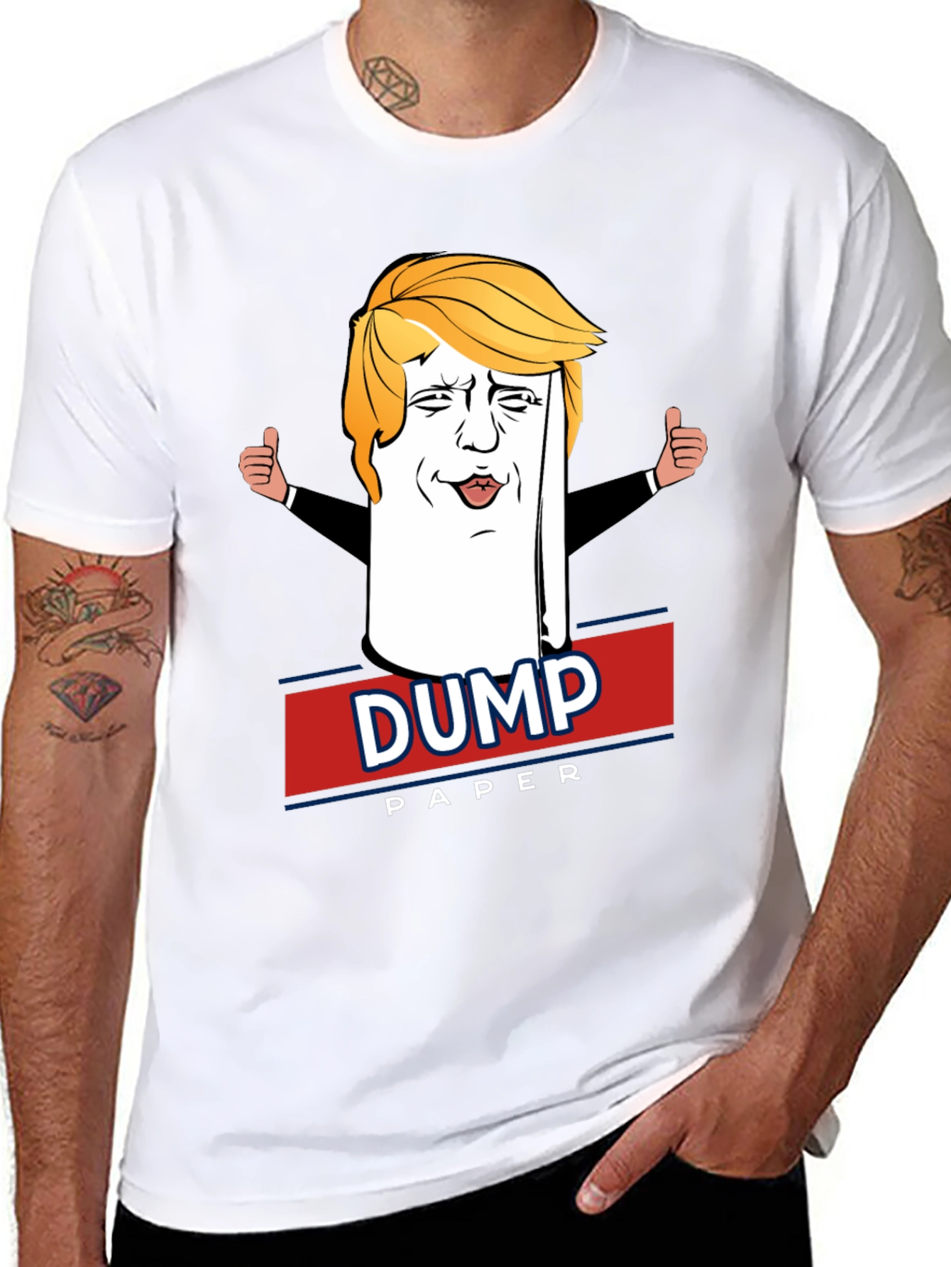 Dump Paper Political Humor T-Shirt