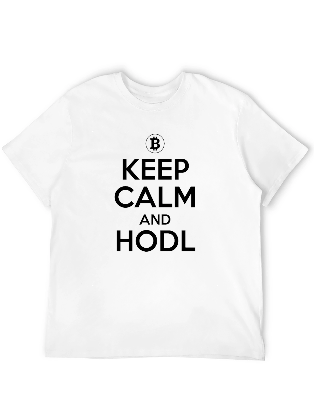 Keep Calm and HODL Bitcoin T-Shirt