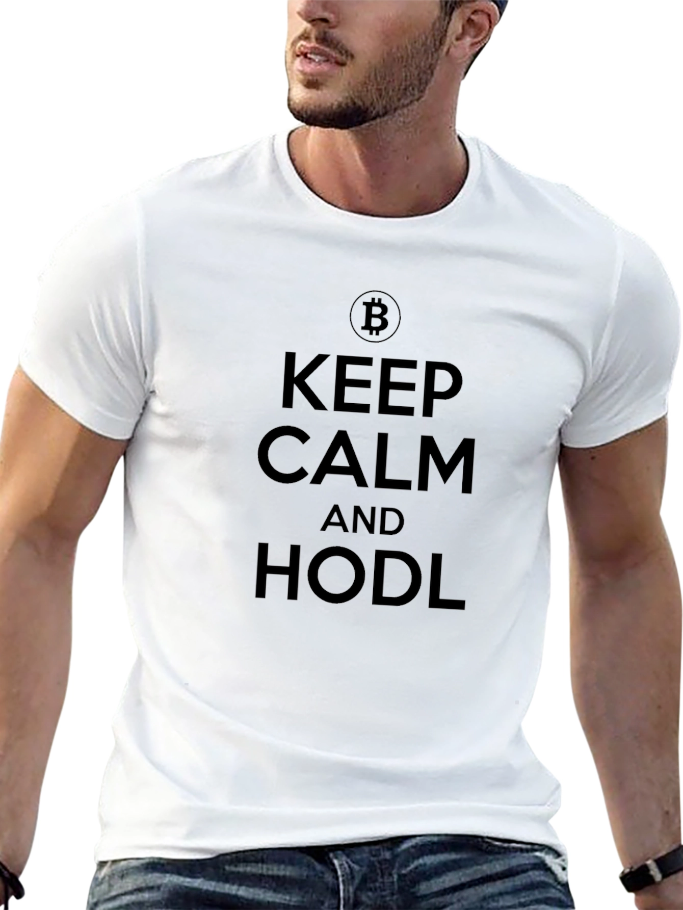 Keep Calm and HODL Bitcoin T-Shirt