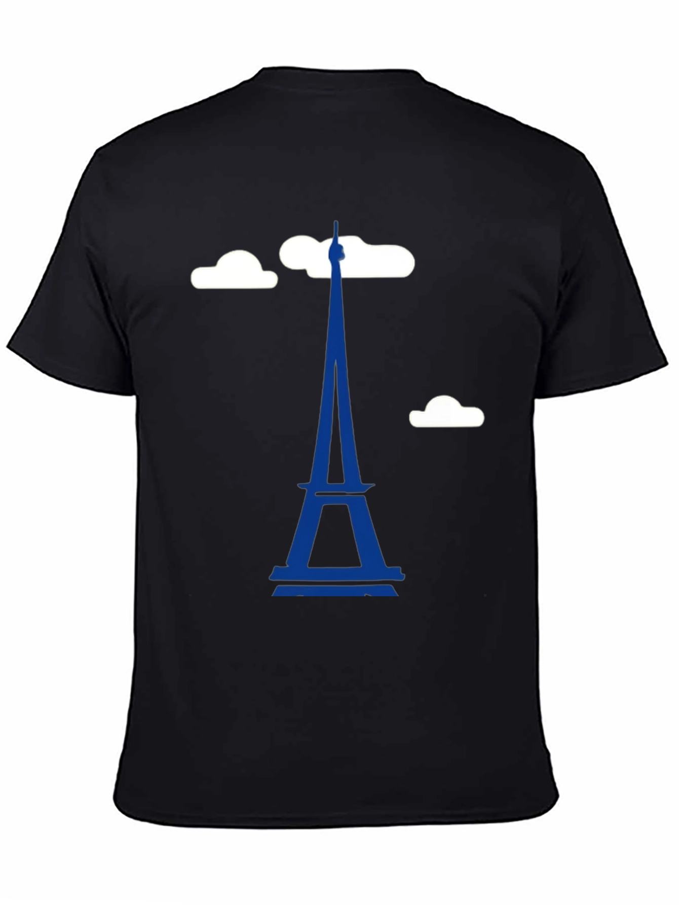 Eiffel Tower Graphic T-Shirt - Trendy Black Tee