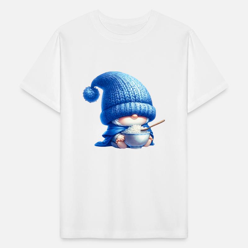 Hungry Gnome Enjoying a Meal