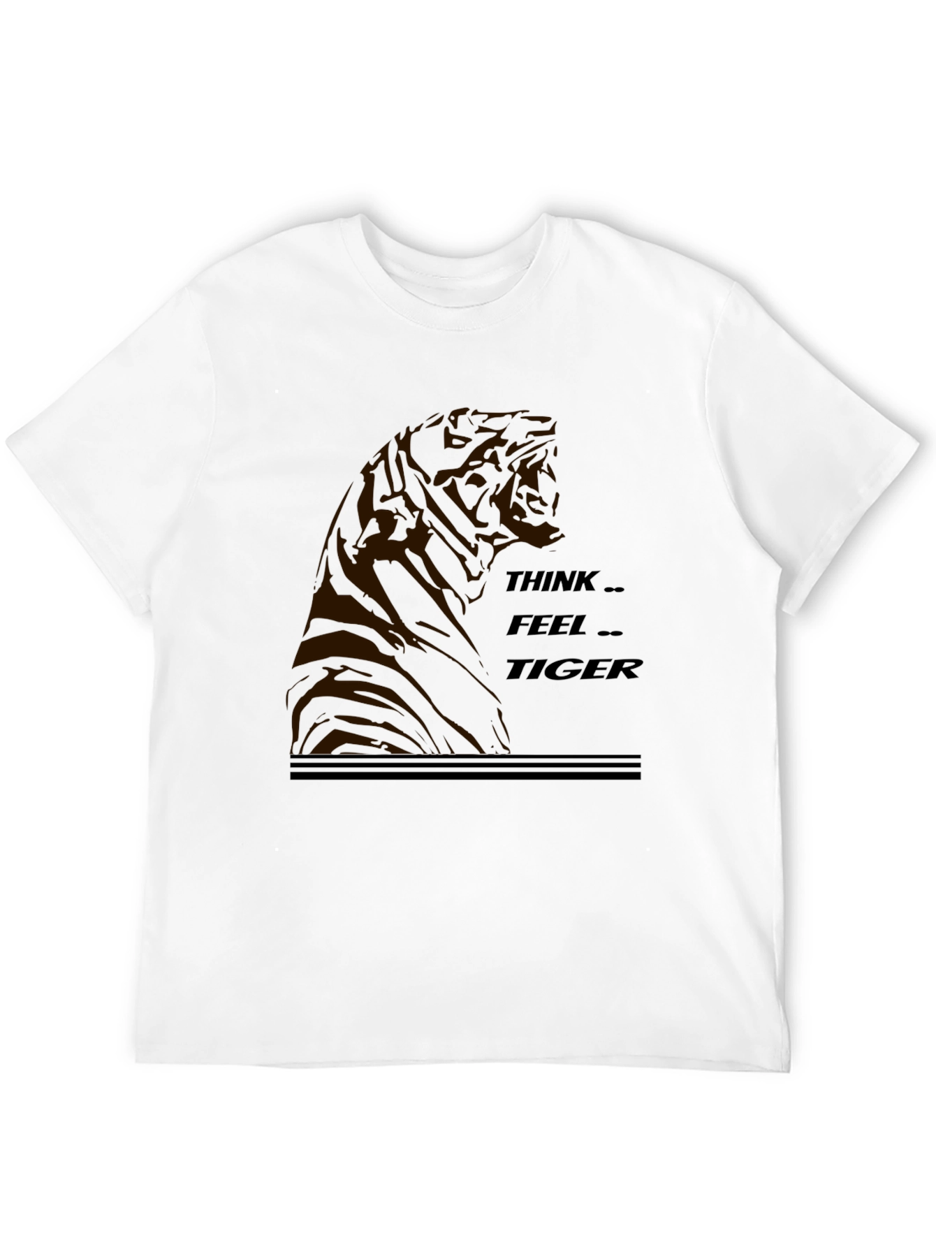 Think Feel Tiger Graphic Tee