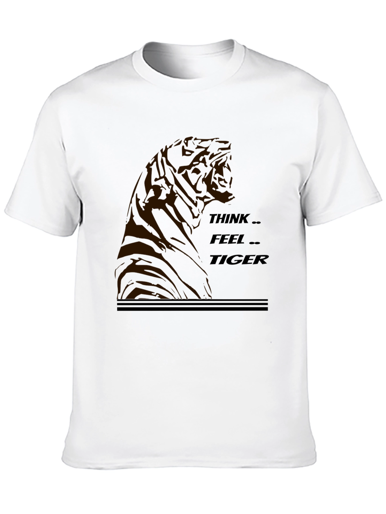 Think Feel Tiger Graphic Tee