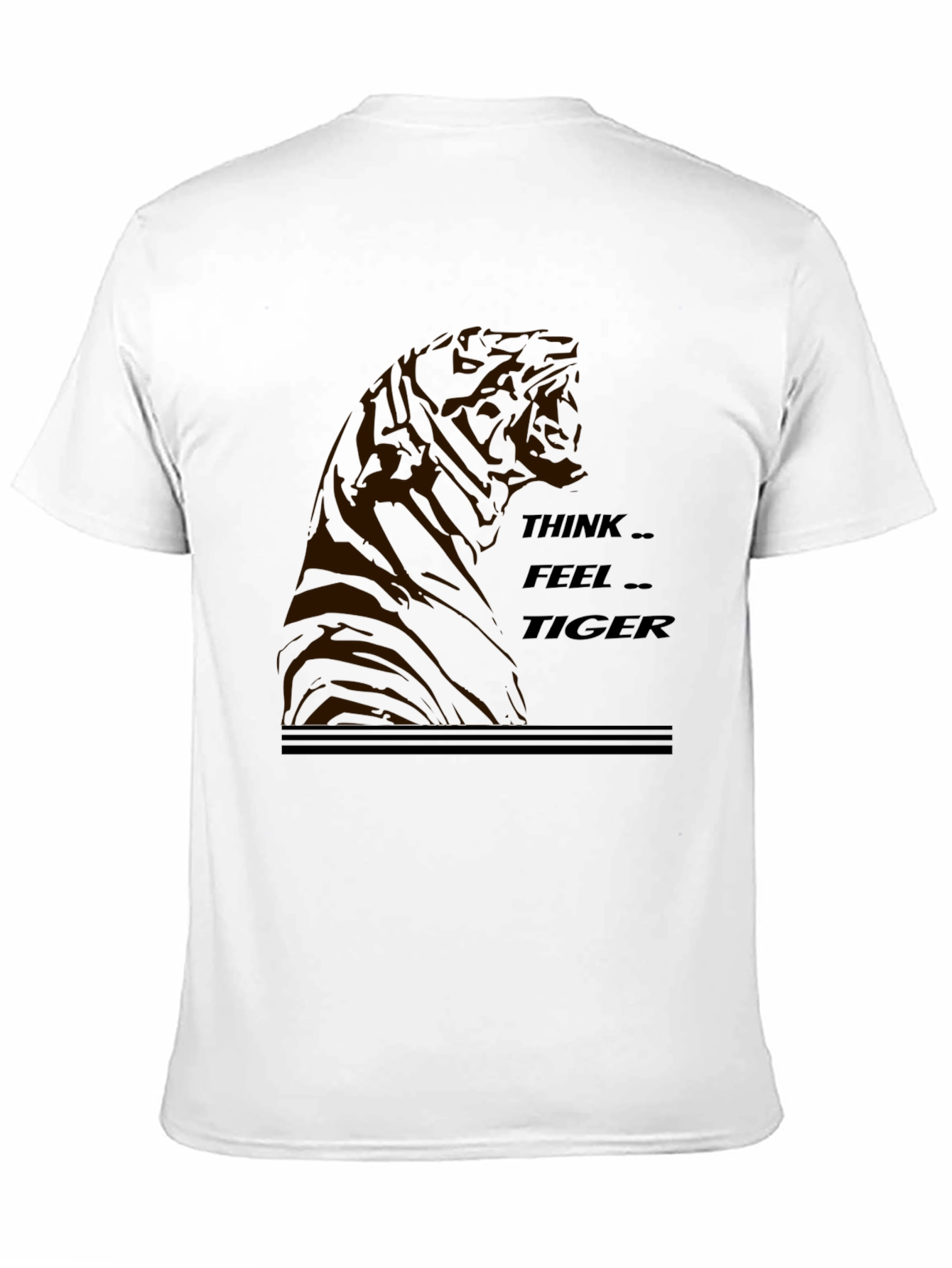 Think Feel Tiger Graphic Tee