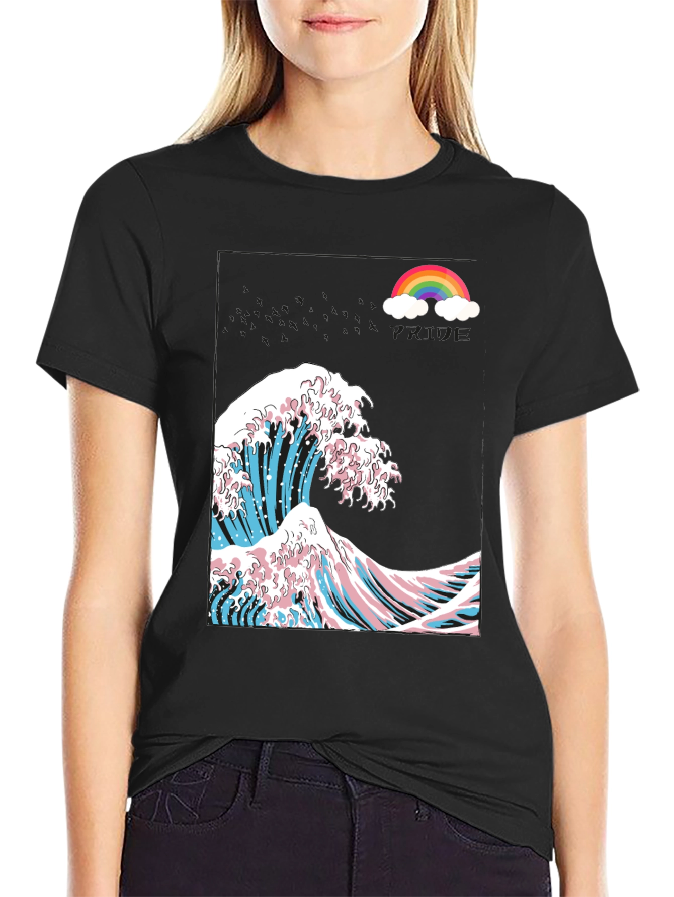 Trans Pride Great Wave Graphic Tee
