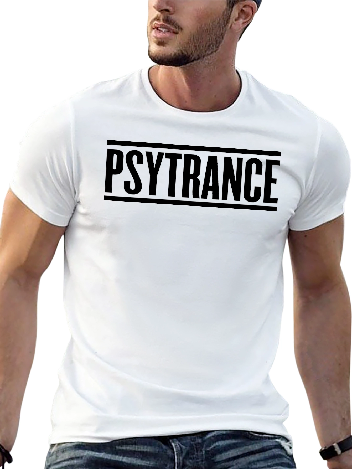 Psytrance Black T-Shirt - Music Festival Rave Style