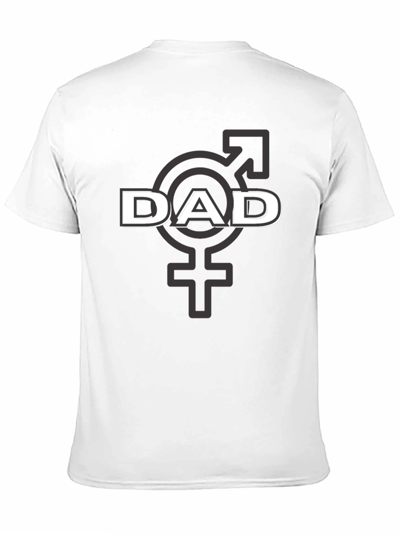 Dad Symbol Graphic Tee - Unisex Black T-Shirt