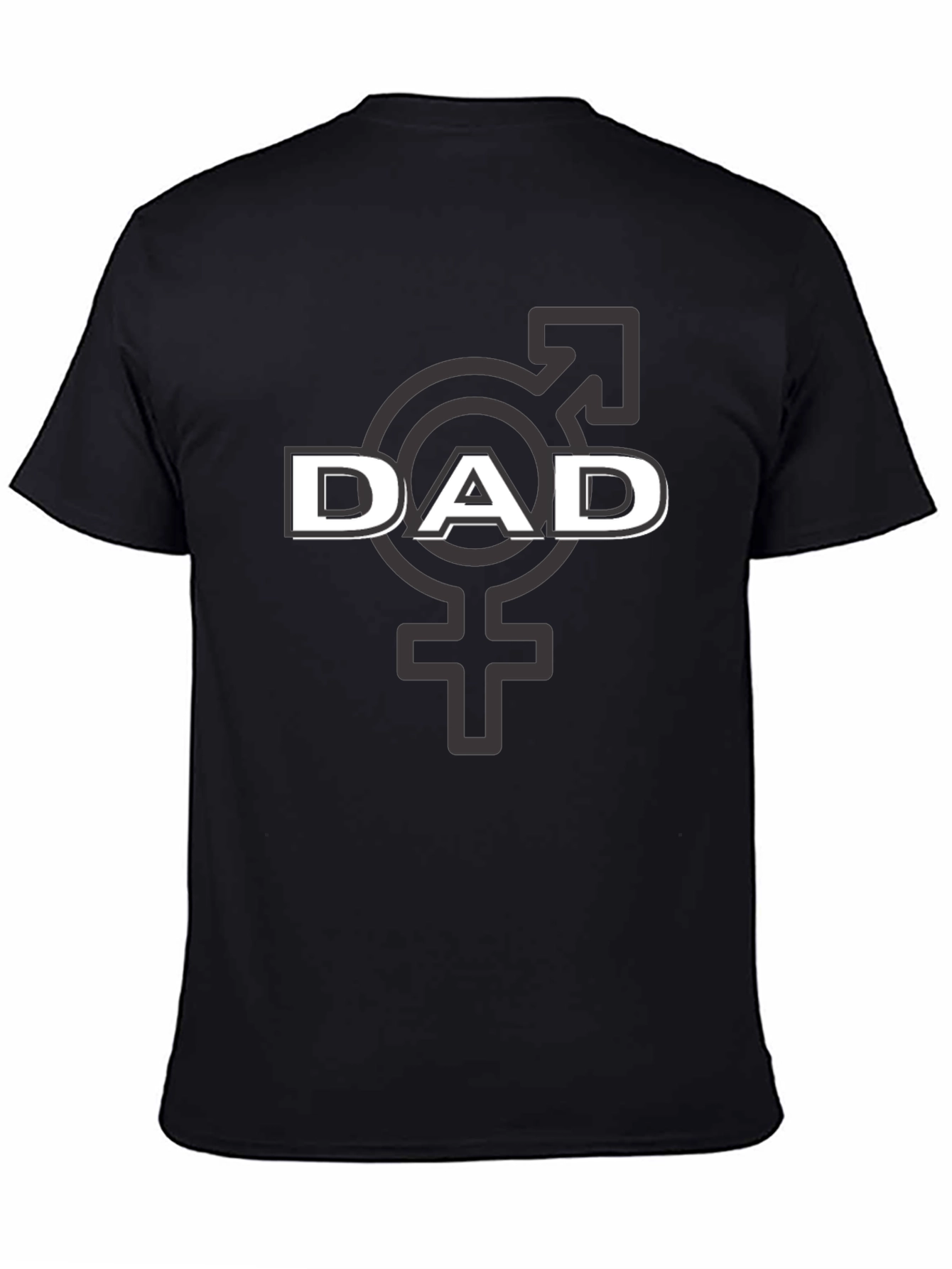 Dad Symbol Graphic Tee - Unisex Black T-Shirt