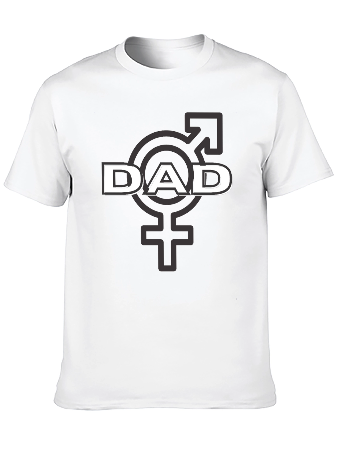 Dad Symbol Graphic Tee - Unisex Black T-Shirt