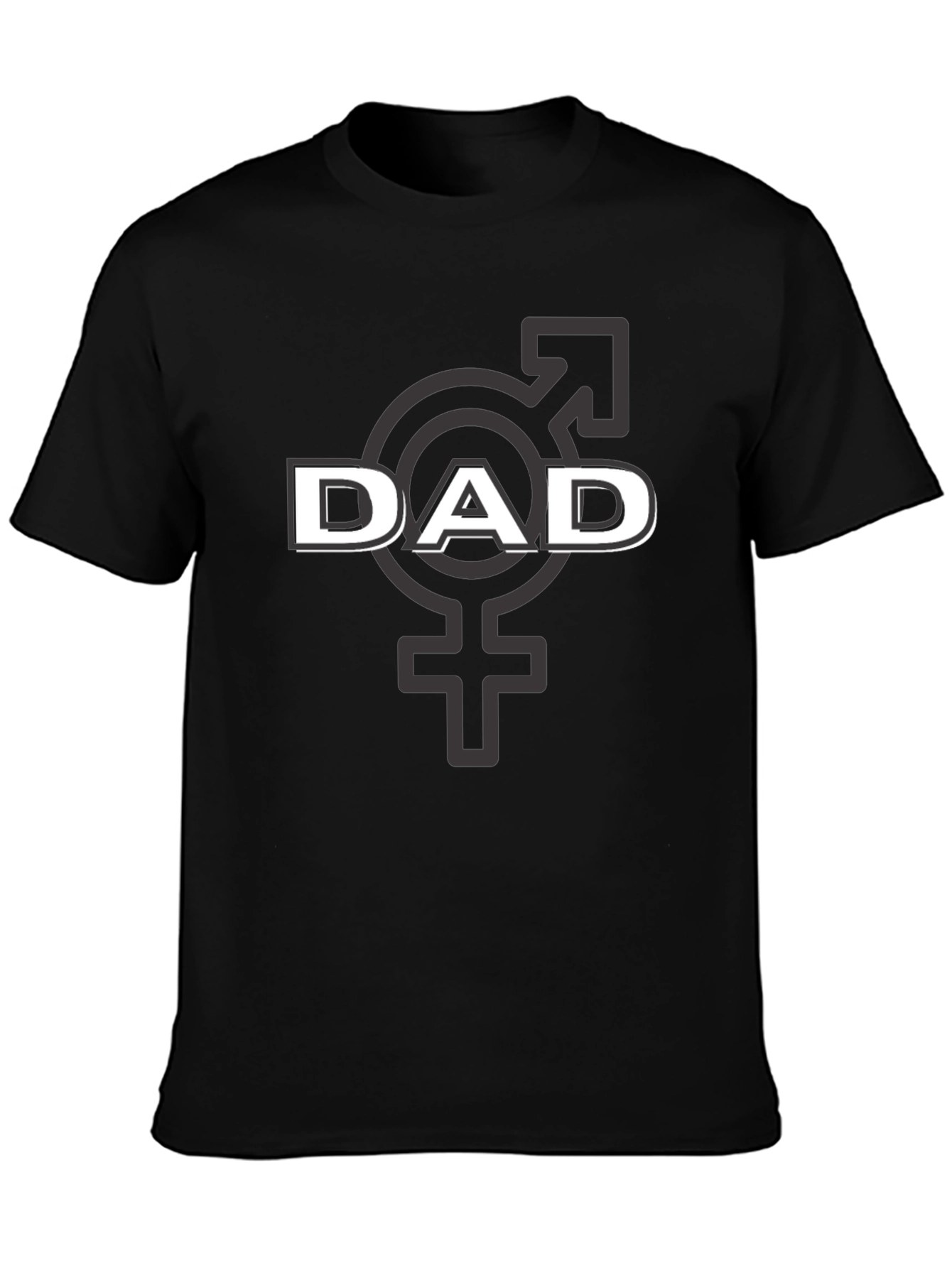 Dad Symbol Graphic Tee - Unisex Black T-Shirt