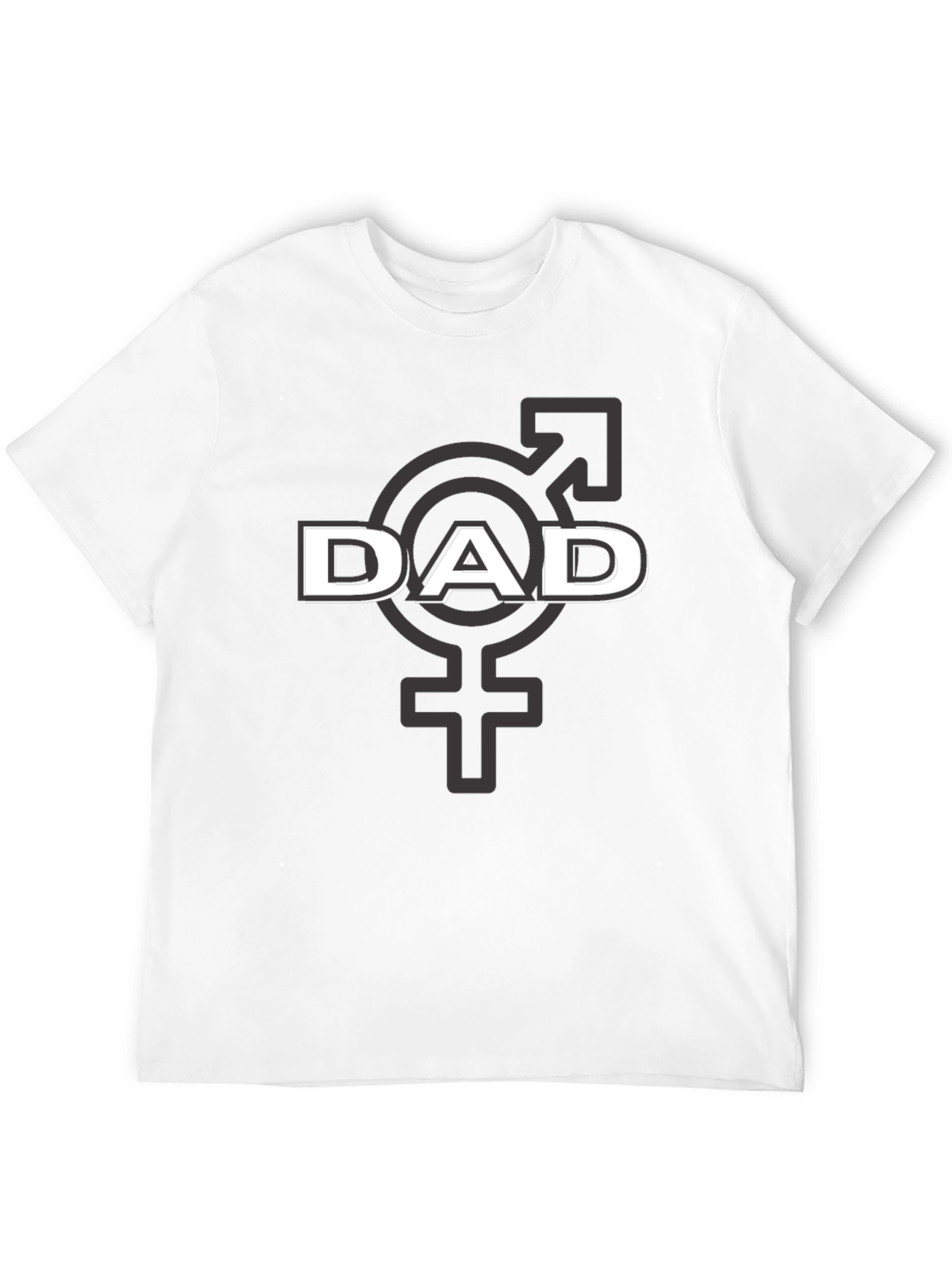 Dad Symbol Graphic Tee - Unisex Black T-Shirt