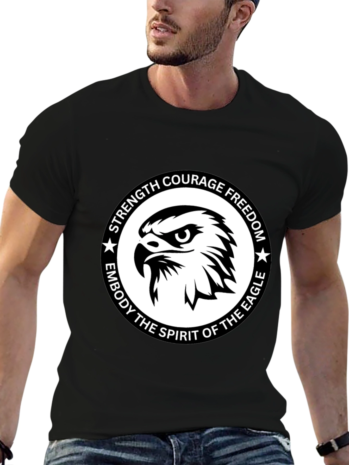 Eagle Spirit Graphic Tee - Strength & Freedom