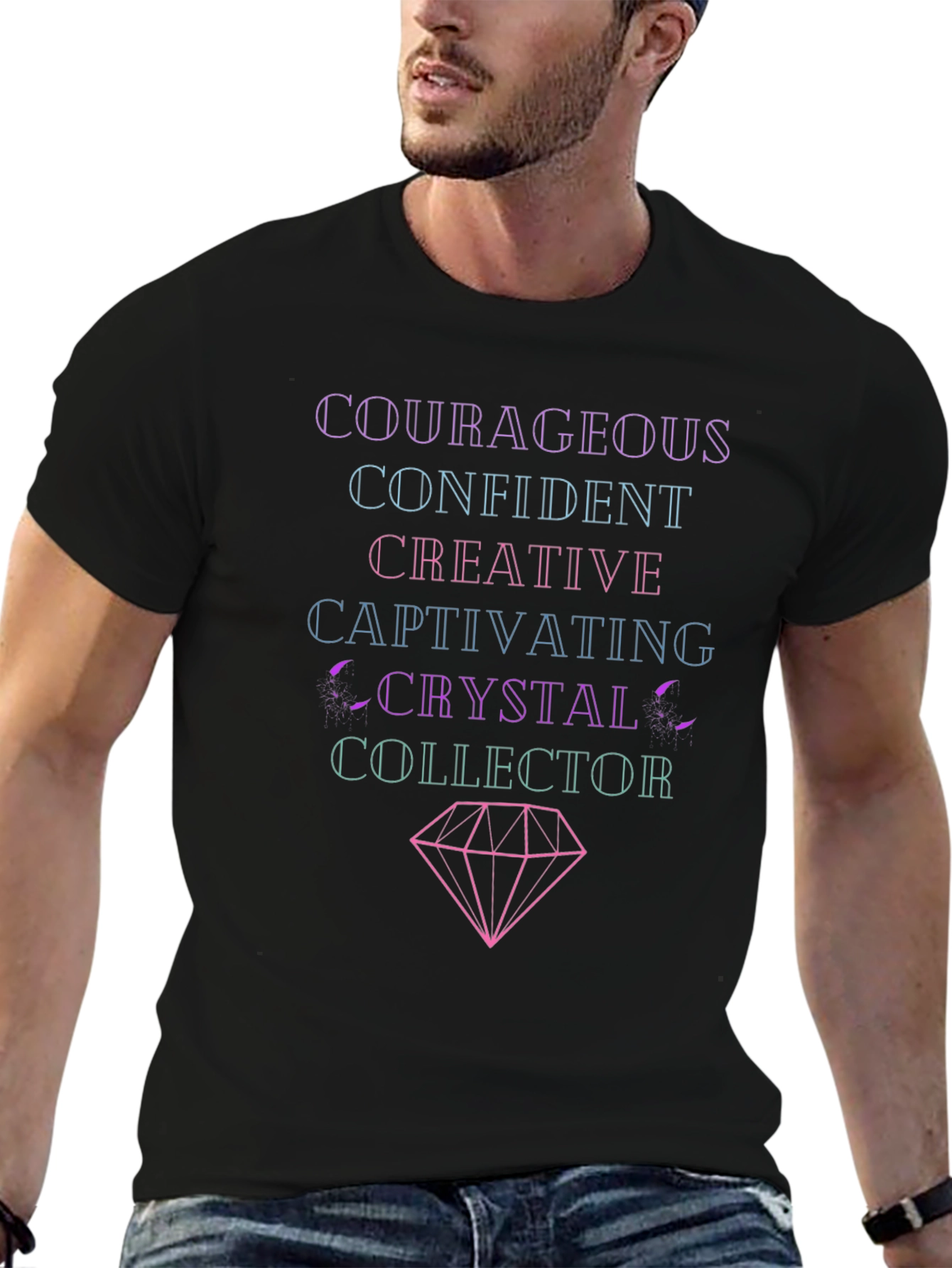 Courageous Crystal Collector Graphic T-Shirt
