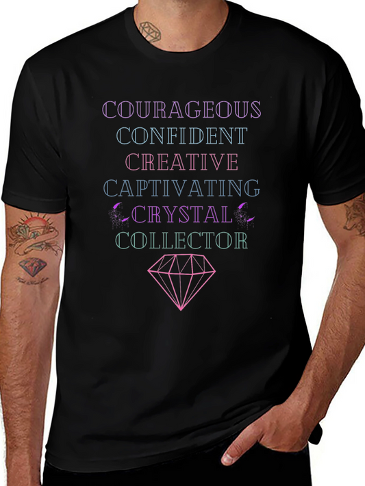 Courageous Crystal Collector Graphic T-Shirt