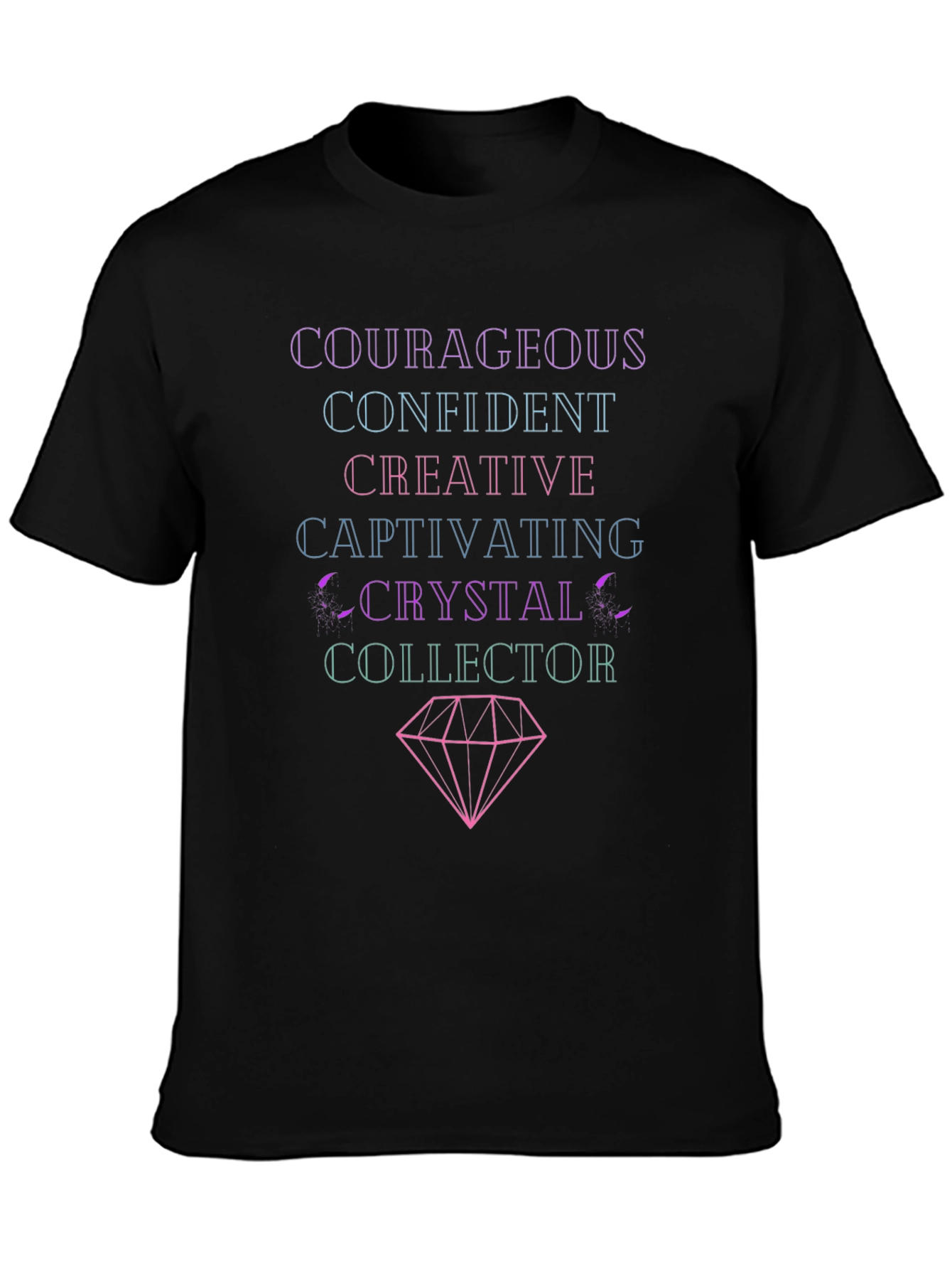 Courageous Crystal Collector Graphic T-Shirt