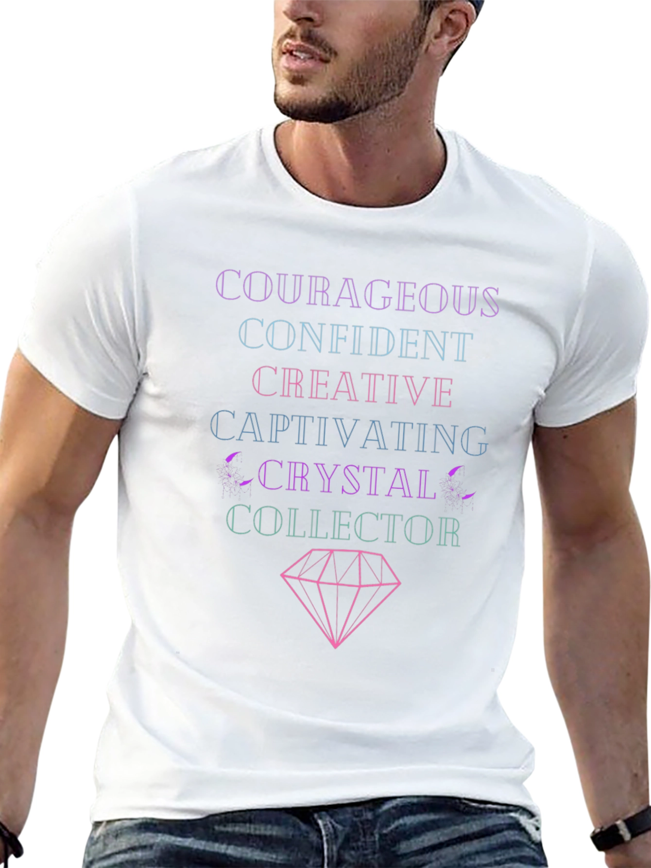 Courageous Crystal Collector Graphic T-Shirt