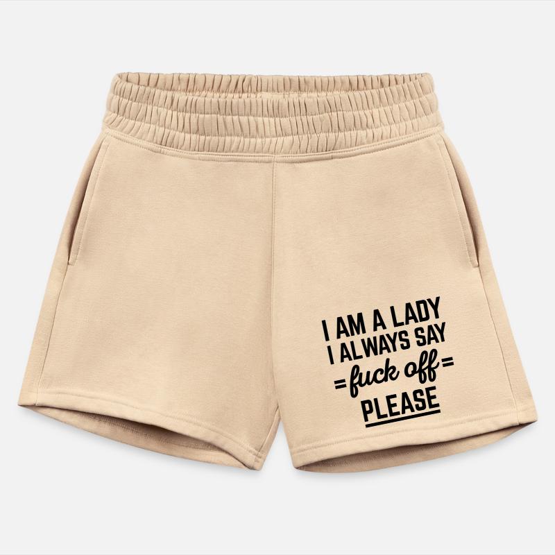 I Am A Lady Fuck Off Funny Sarcastic Women Quote