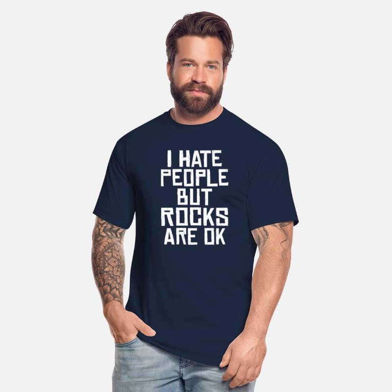 I hate people but rocks are ok Black humor