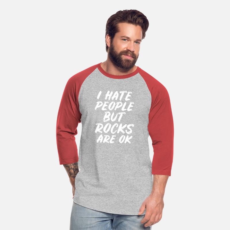 I hate people but rocks are ok Black humor