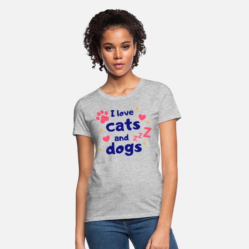 I Love Cats And Dogs Pet Lover Cat lover Dog Lover